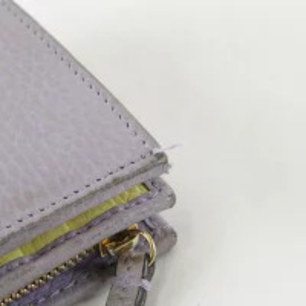 GUCCI Bi fold Wallet Leather Purple - Picture 7 of 9